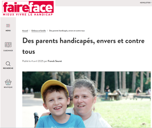 miniature du document Des parents handicapés, envers et contre tous