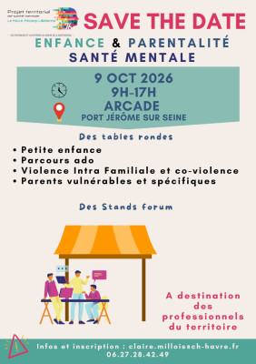 Miniatude de l'evenement Journée Enfance, Parentalité et Santé mentale