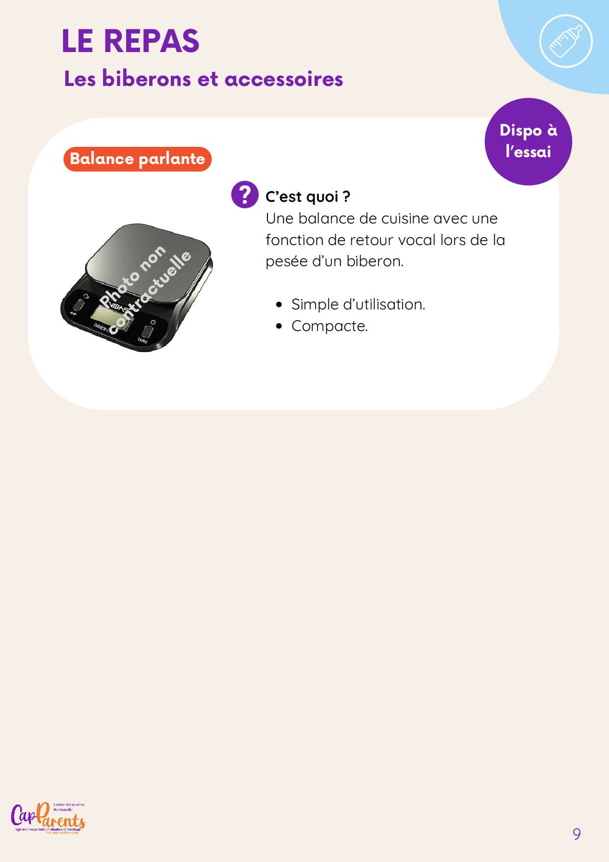 Page 9 du catalogue